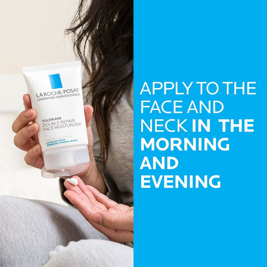 La Roche Posay Toleriane Double Repair Face Moisturizer with Ceramide and Niacinamide - Travel Size - 1.35 fl oz